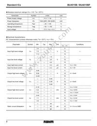 BU4015B Datasheet Page 2