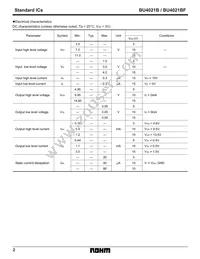 BU4021BF-E2 Datasheet Page 2