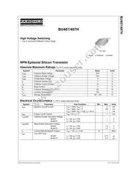 BU407HTU Datasheet Page 2