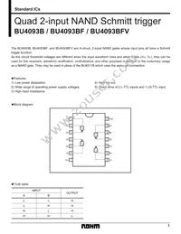 BU4093B Datasheet Cover
