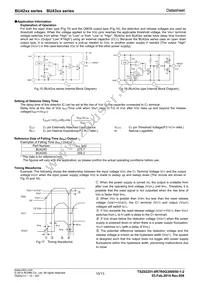 BU4244FVE-TR Datasheet Page 10