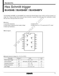 BU4584B Datasheet Cover