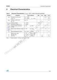 BU505 Datasheet Page 3