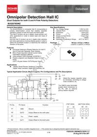 BU52078GWZ-E2 Datasheet Cover