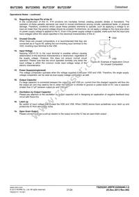 BU7230SG-TR Datasheet Page 21