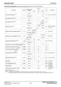 BU7242YFVM-CGTR Datasheet Page 3