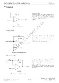 BU7291SG-TR Datasheet Page 21