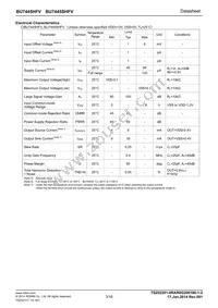 BU7445SHFV-TR Datasheet Page 3