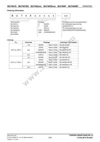 BU7462SFVM-TR Datasheet Page 3