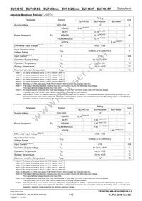 BU7462SFVM-TR Datasheet Page 4