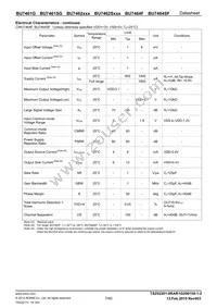 BU7462SFVM-TR Datasheet Page 7