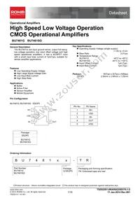 BU7481SG-TR Datasheet Cover