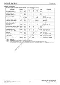 BU7481SG-TR Datasheet Page 3