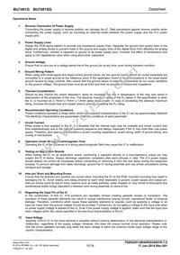 BU7481SG-TR Datasheet Page 15