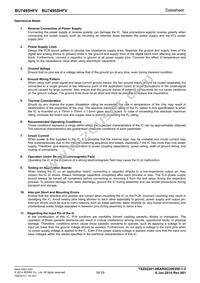 BU7495SHFV-TR Datasheet Page 16