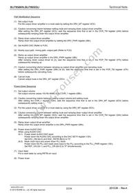 BU7858KN-E2 Datasheet Page 22