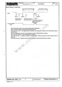 BU7875GLS-E2 Datasheet Page 17