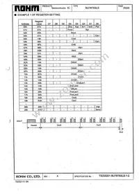 BU7875GLS-E2 Datasheet Page 20