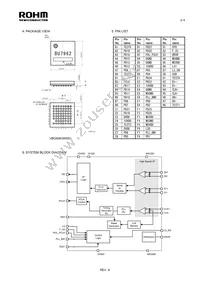 BU7962GUW-E2 Datasheet Page 3