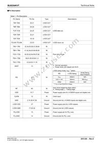 BU8254KVT-E2 Datasheet Page 5