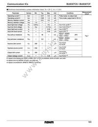 BU8307CF-E2 Datasheet Page 3