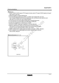 BU8763FV-E2 Datasheet Page 11