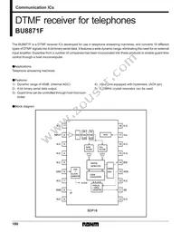 BU8871F-E2 Cover