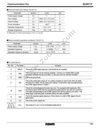 BU8871F-E2 Datasheet Page 2