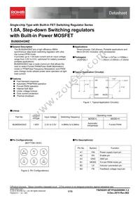 BU90054GWZ-E2 Datasheet Cover