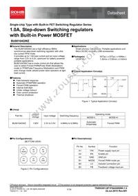 BU90104GWZ-E2 Datasheet Cover