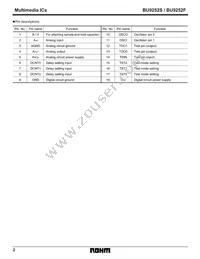 BU9252F-E2 Datasheet Page 2