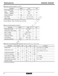 BU9252F-E2 Datasheet Page 4