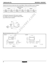 BU9252F-E2 Datasheet Page 6