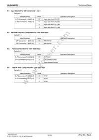 BU9406KS2 Datasheet Page 16