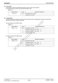 BU9409FV-E2 Datasheet Page 15