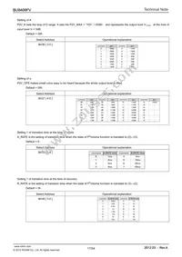 BU9409FV-E2 Datasheet Page 17