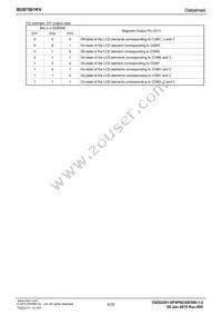 BU97501KV-E2 Datasheet Page 8