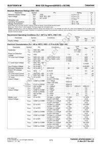 BU97550KV-ME2 Datasheet Page 3