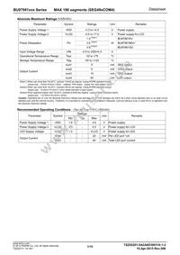 BU97981KV-BZE2 Datasheet Page 5