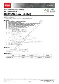 BU9832GUL-WE2 Datasheet Cover