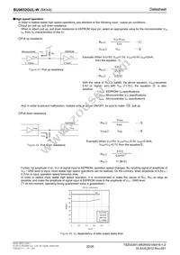 BU9832GUL-WE2 Datasheet Page 20