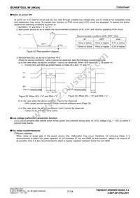 BU9847GUL-WE2 Datasheet Page 21