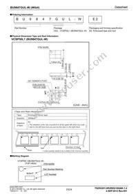 BU9847GUL-WE2 Datasheet Page 23