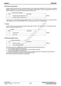 BU9873F-GTE2 Datasheet Page 23