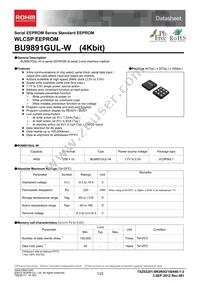 BU9891GUL-WE2 Datasheet Cover