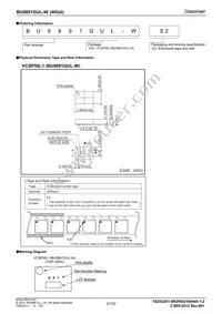 BU9891GUL-WE2 Datasheet Page 21