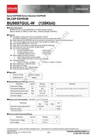 BU9897GUL-WE2 Datasheet Cover