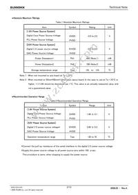 BU9969KN-E2 Datasheet Page 2