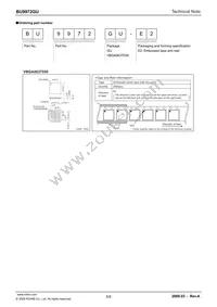 BU9972GU-E2 Datasheet Page 5