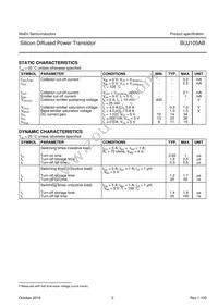 BUJ105AB Datasheet Page 3